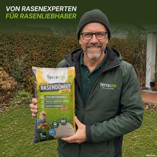 Thumbnail 8 de TerraUno Premium Herbstdünger Rasen – 20 kg für 1000 m², sofortige Grünwirkung, 60 Tage Langzeitwirkung