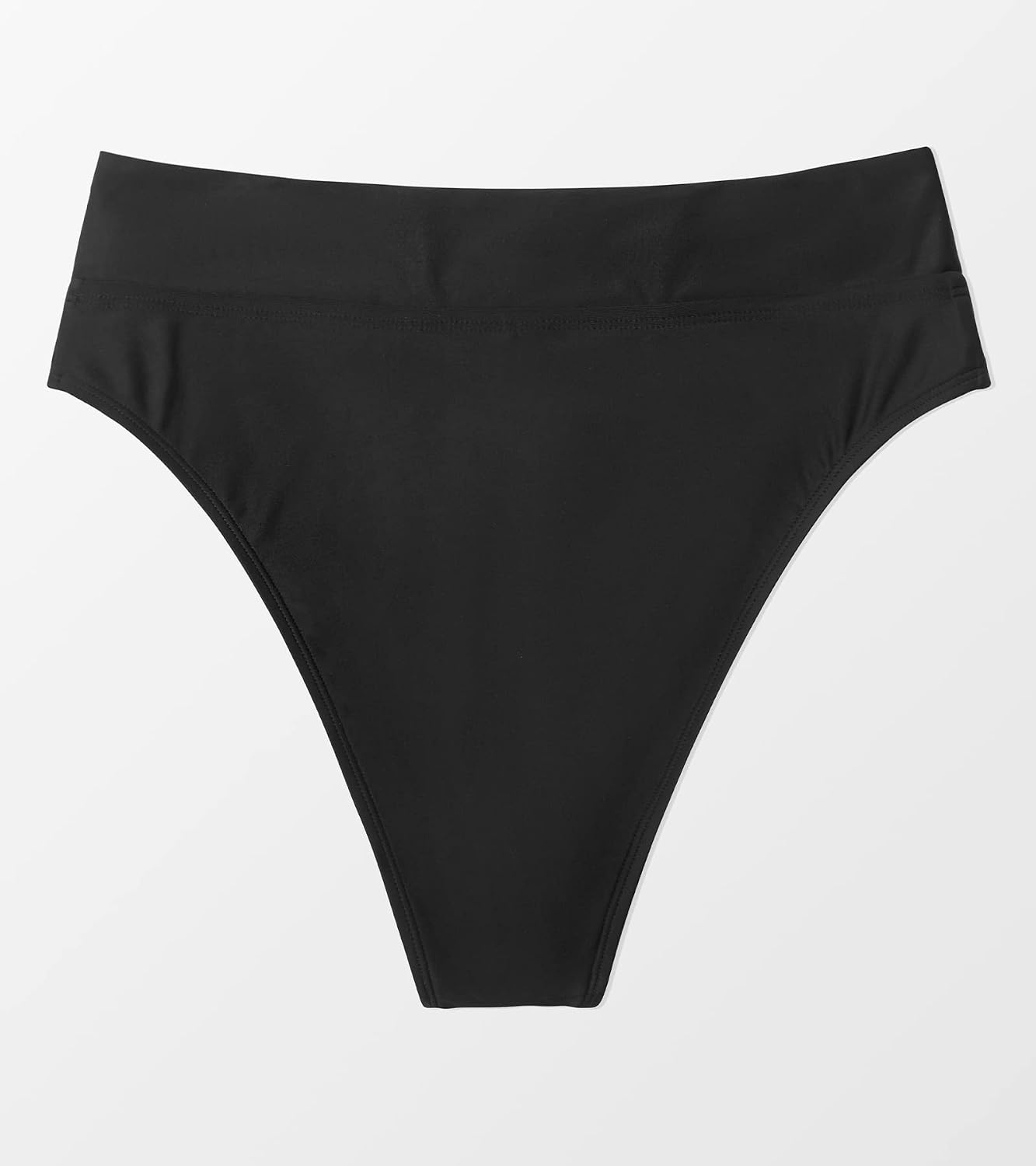 Thumbnail 6 de CUPSHE Bikini noir taille haute Cheeky