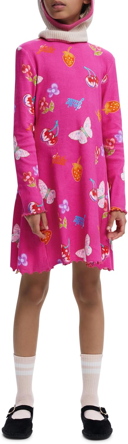 Detalle de Desigual 25wgvk18 Kleid Kurzes Skaterkleid