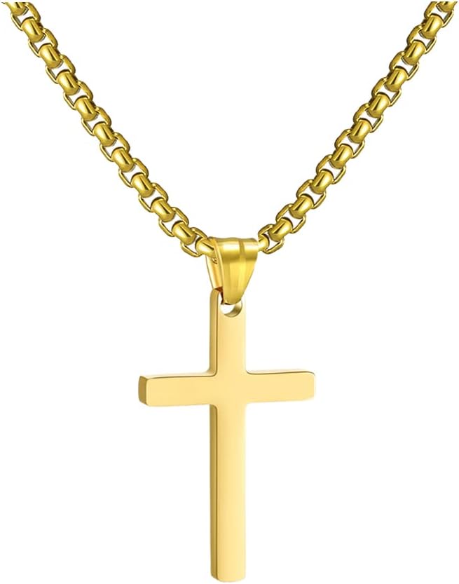 Detalle de RWQIAN Kreuzkette Herren 16"-24" ⛓