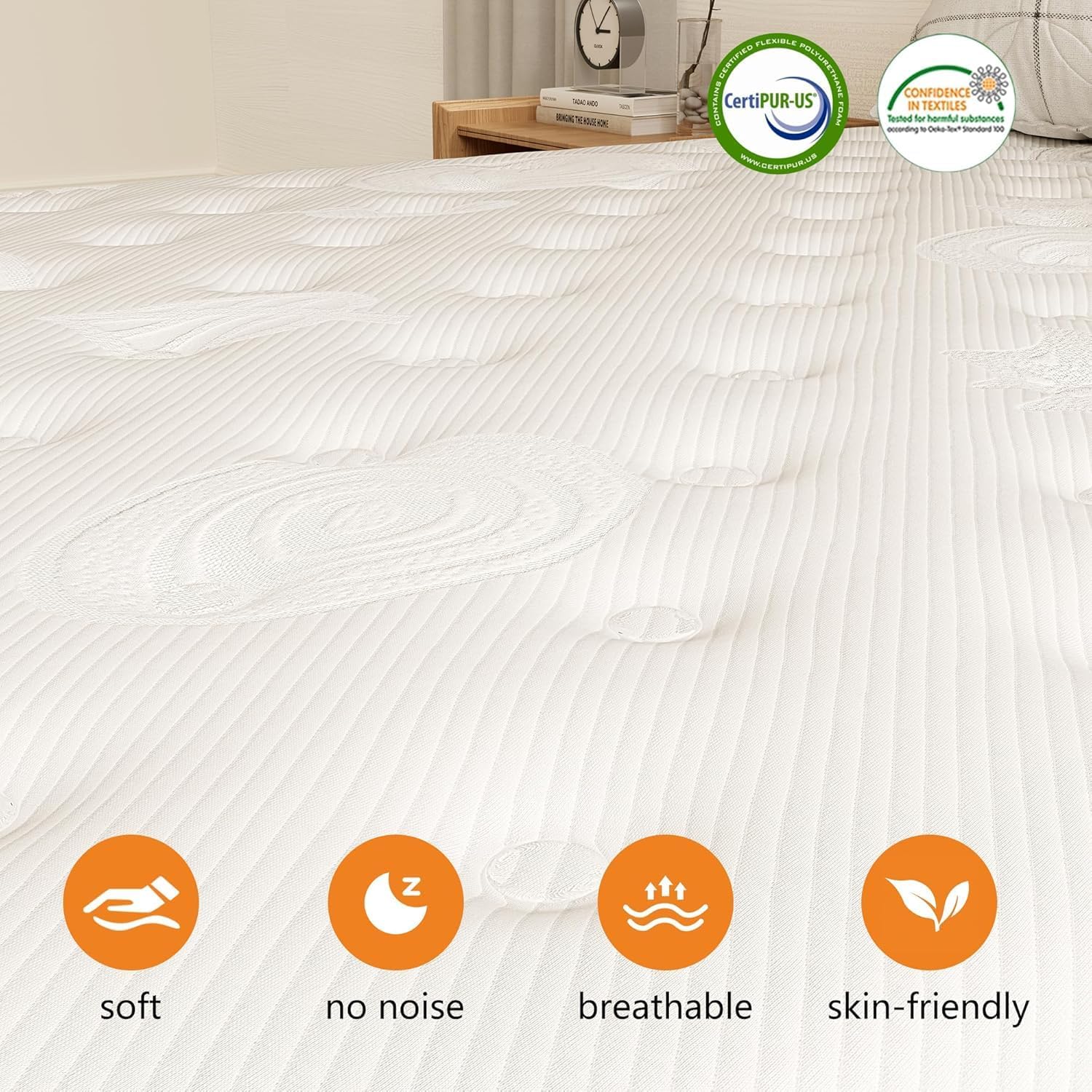 Detalle de SCEPKN 4FT6 Double Mattress 135x190cm Double bed mattress
