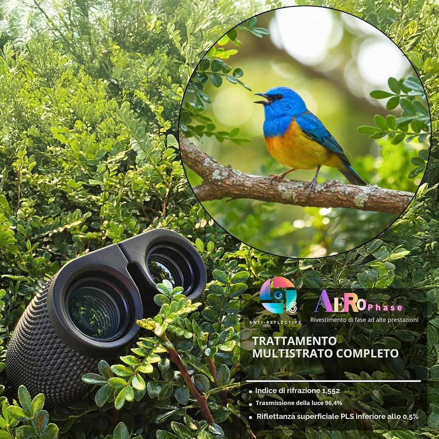 Thumbnail 1 de Hontry Binocolo 10x25 per birdwatching