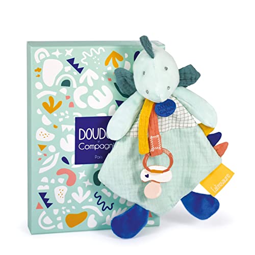 Detalle de Doudou Et Compagnie Doudou Attache Sucette Dino 23 cm
