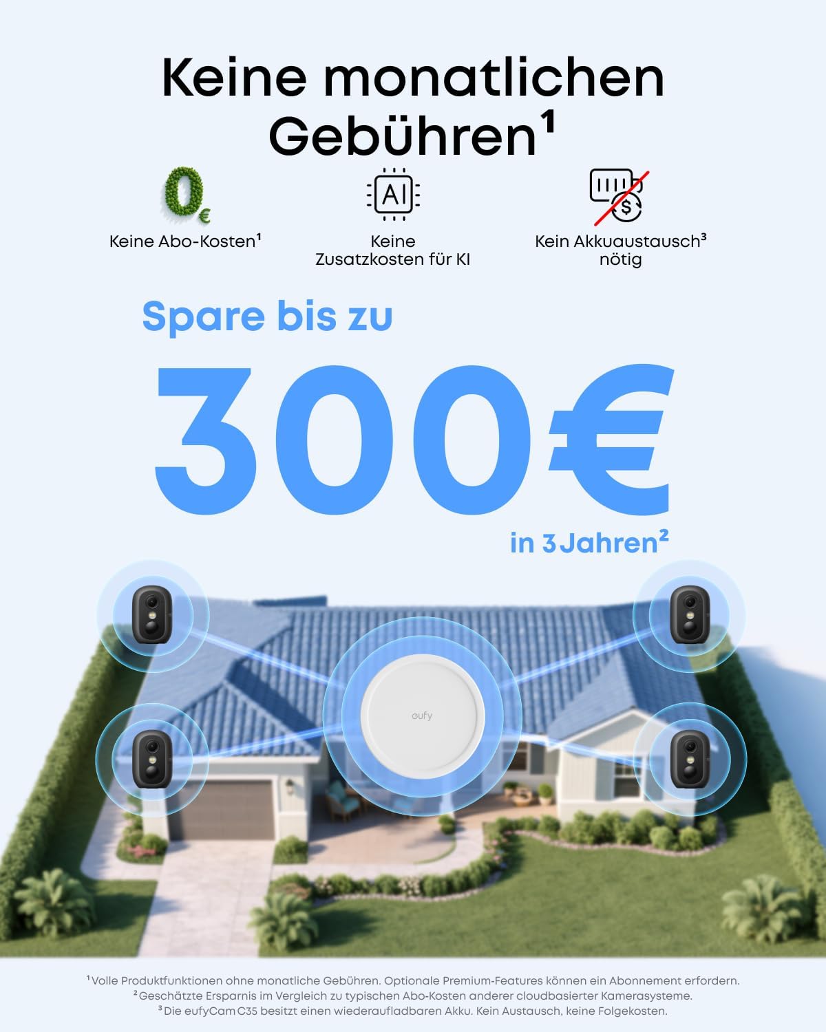 Thumbnail 4 de eufy eufyCam C35 4er‑Pack Überwachungskamera