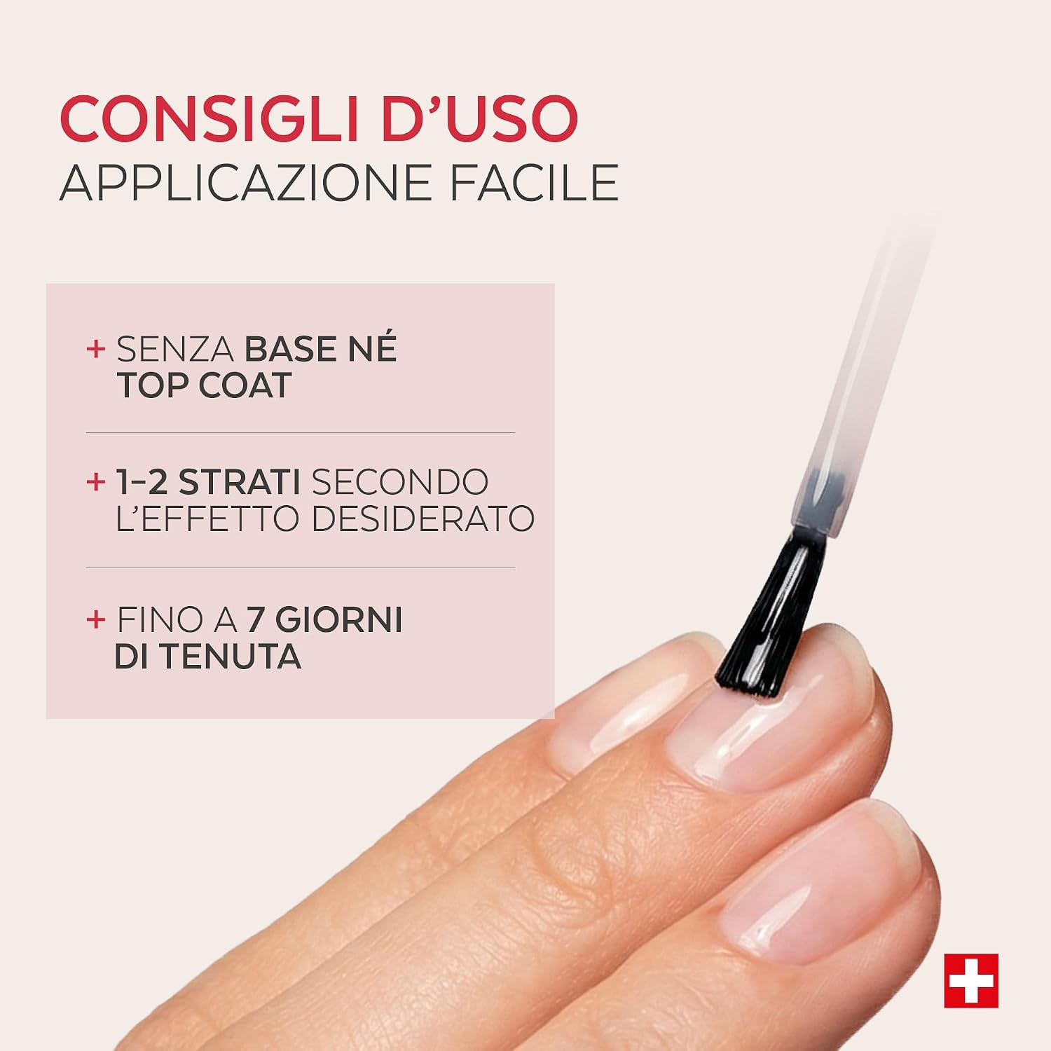 Detalle 2 de PODERM Smalto Trattamento Correttore & Perfezionatore al Collagene per Unghie Striate – 8 ml