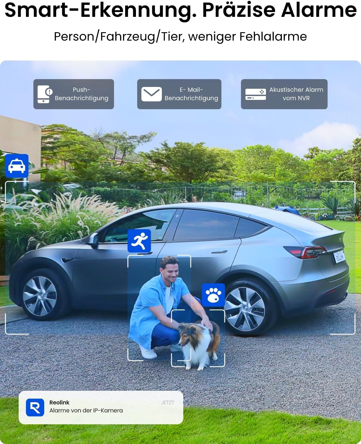 Detalle de Reolink 4K Überwachungskamera Set 8 MP