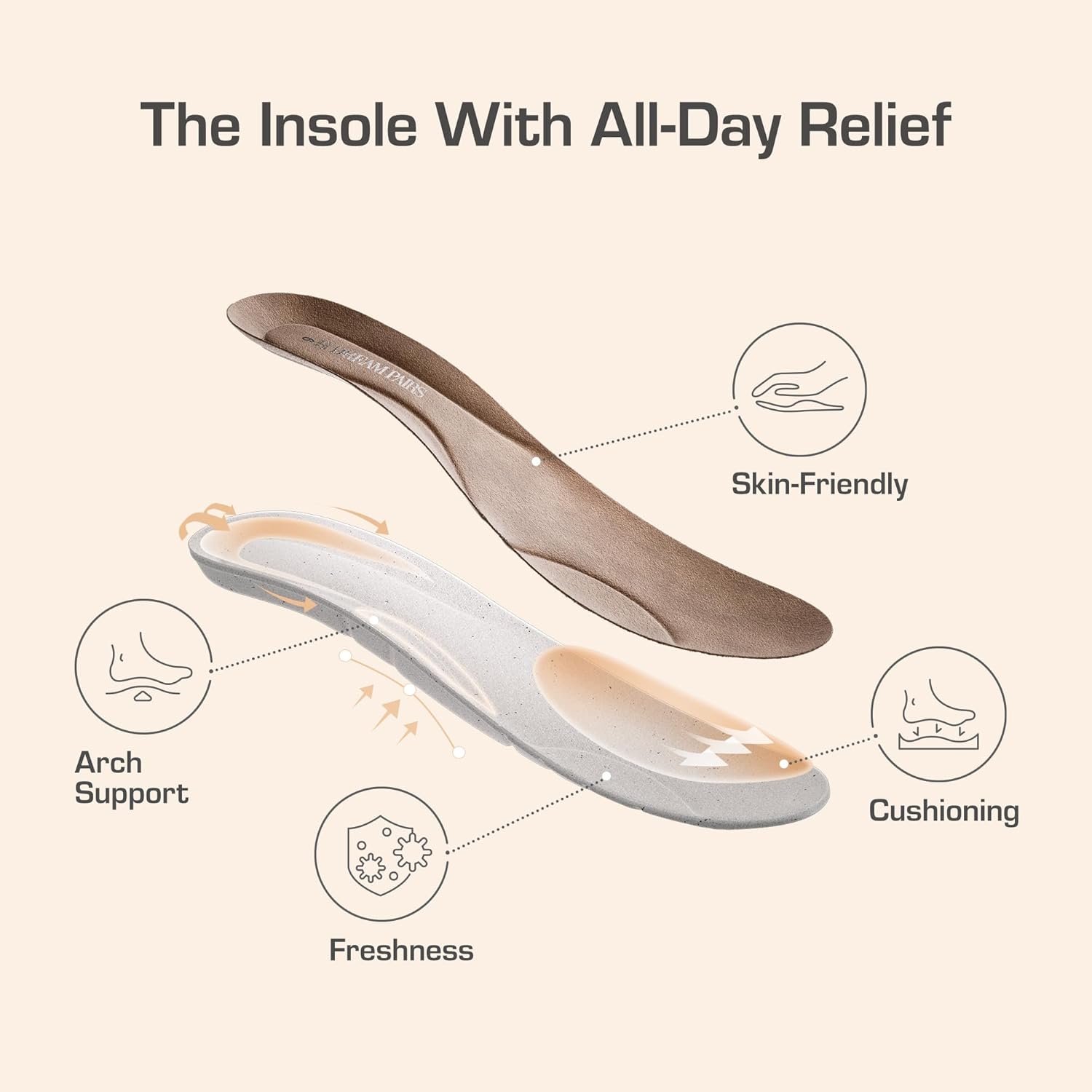 Thumbnail 3 de Dream Pairs Mary Jane Flats with 3D Insole