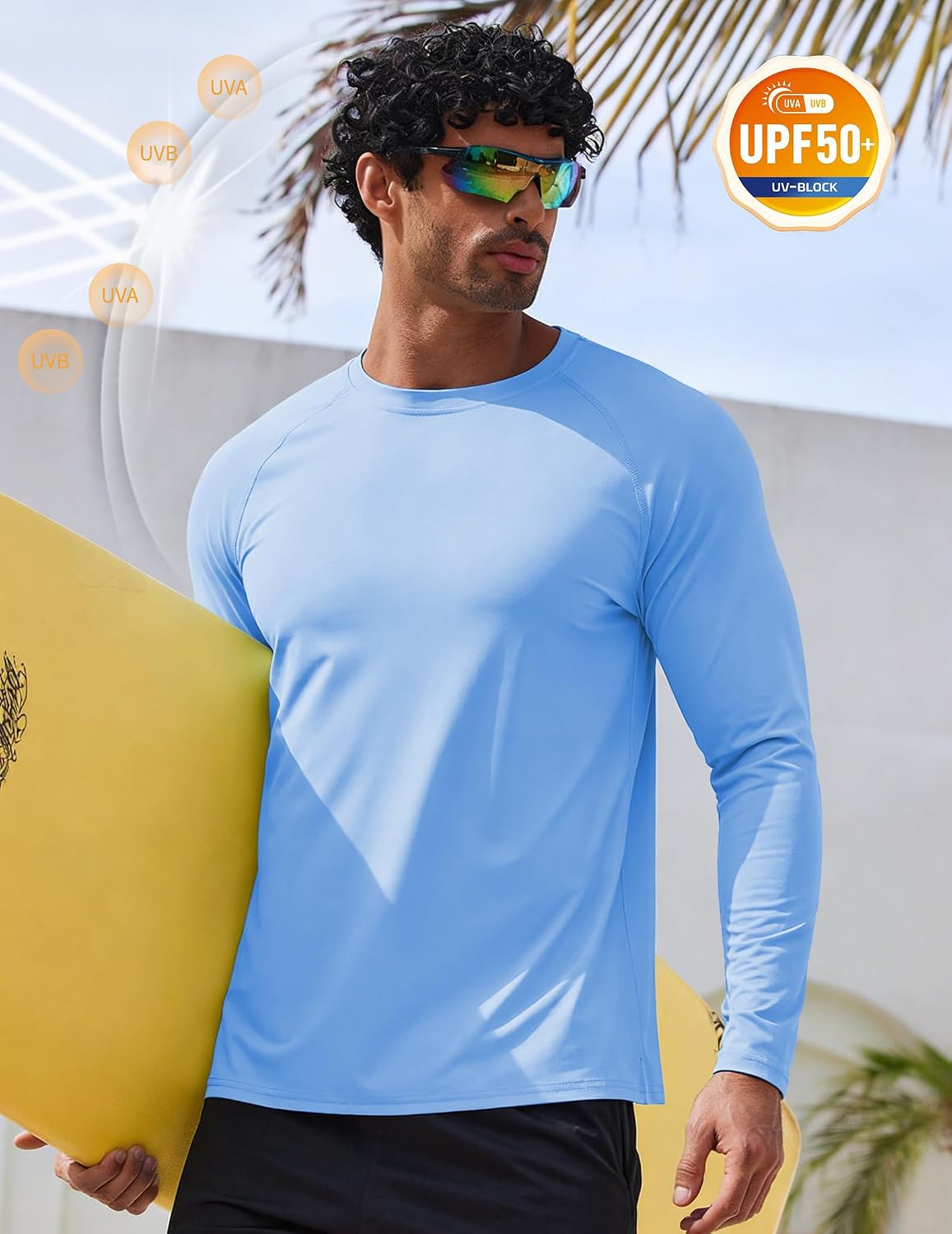Detalle 2 de GOLDPKF Men's Sun UV Protection Shirt UPF 50+