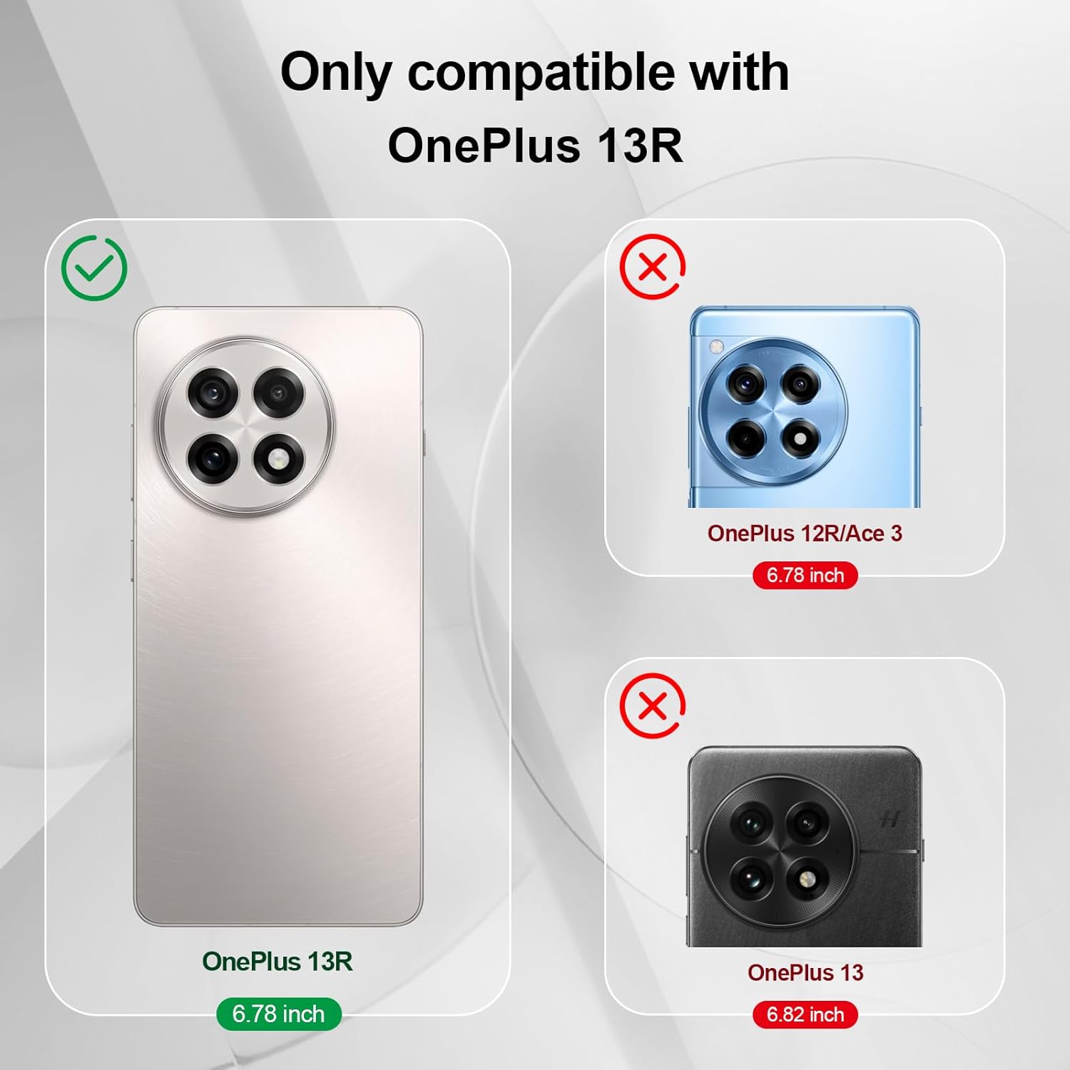 Thumbnail 4 de Btstring Hülle für OnePlus 13R – Hochwertiges Silikon case mit Mikrofaser-Innenfutter (Helles Lila)