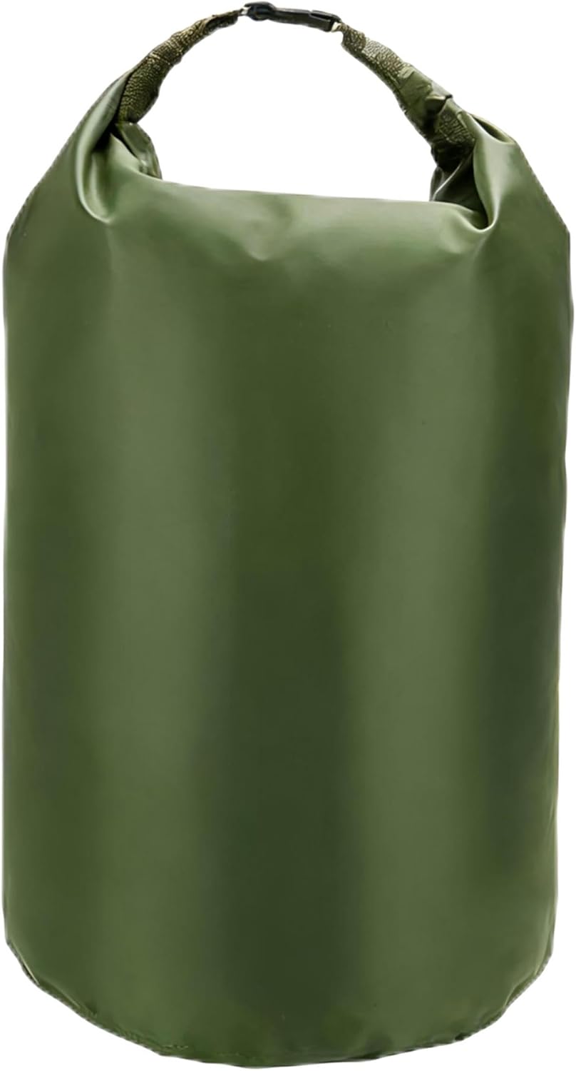 Detalle de 40L Waterproof Dry Bag (Navy Green) – Lightweight 210T Roll-Top Dry Sack for Kayaking, Boating & Travel