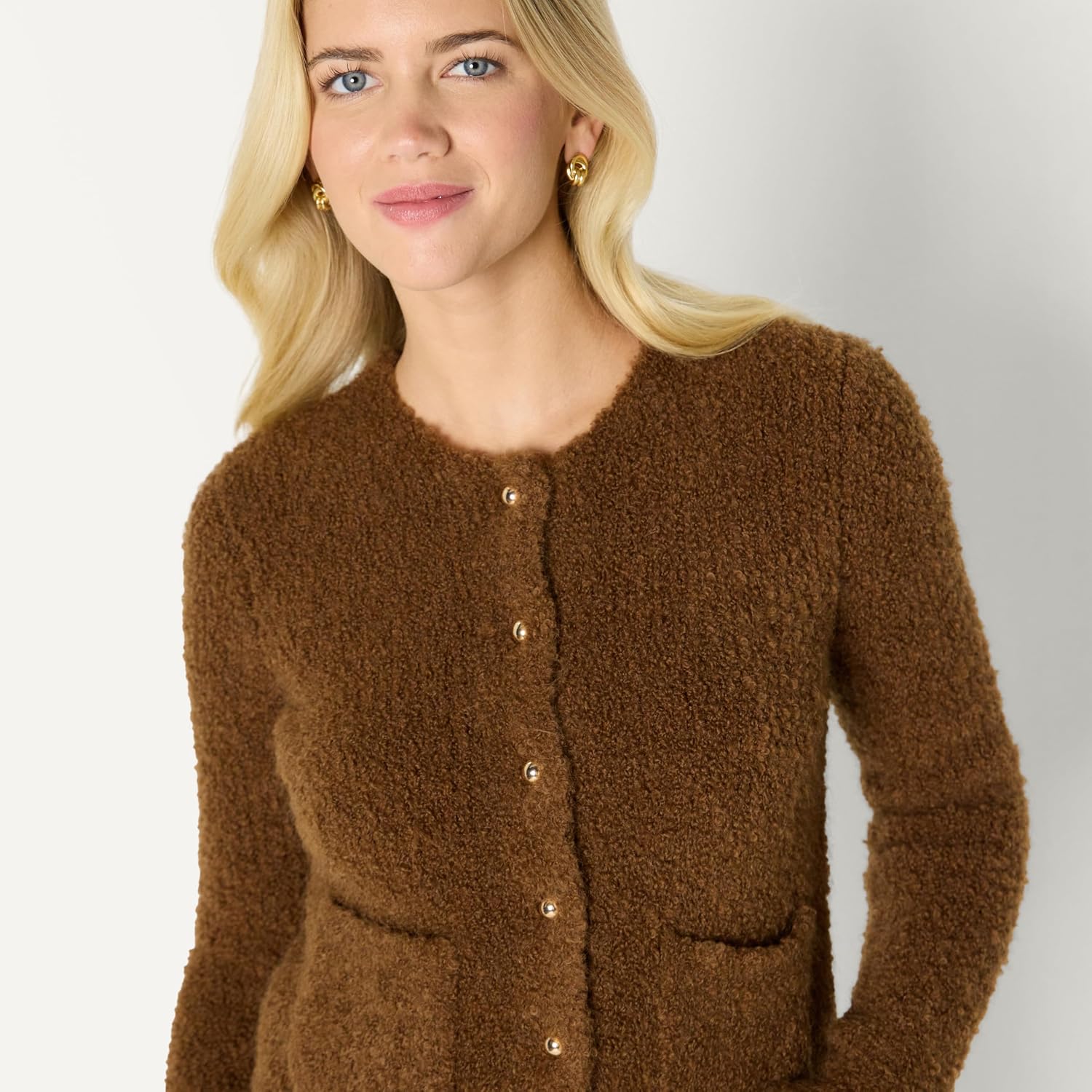 Thumbnail 5 de Amazon Essentials Wool-Blend Button Jacket for Women