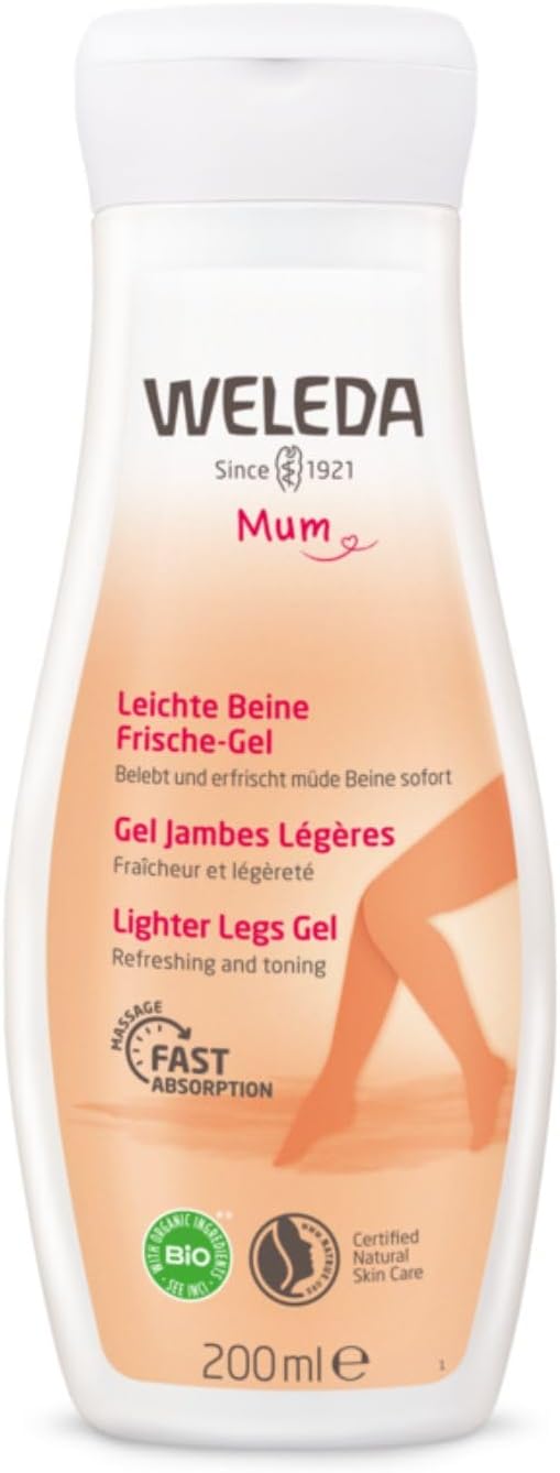 Detalle de WELEDA Gel Jambes Légères Grossesse 200 ml
