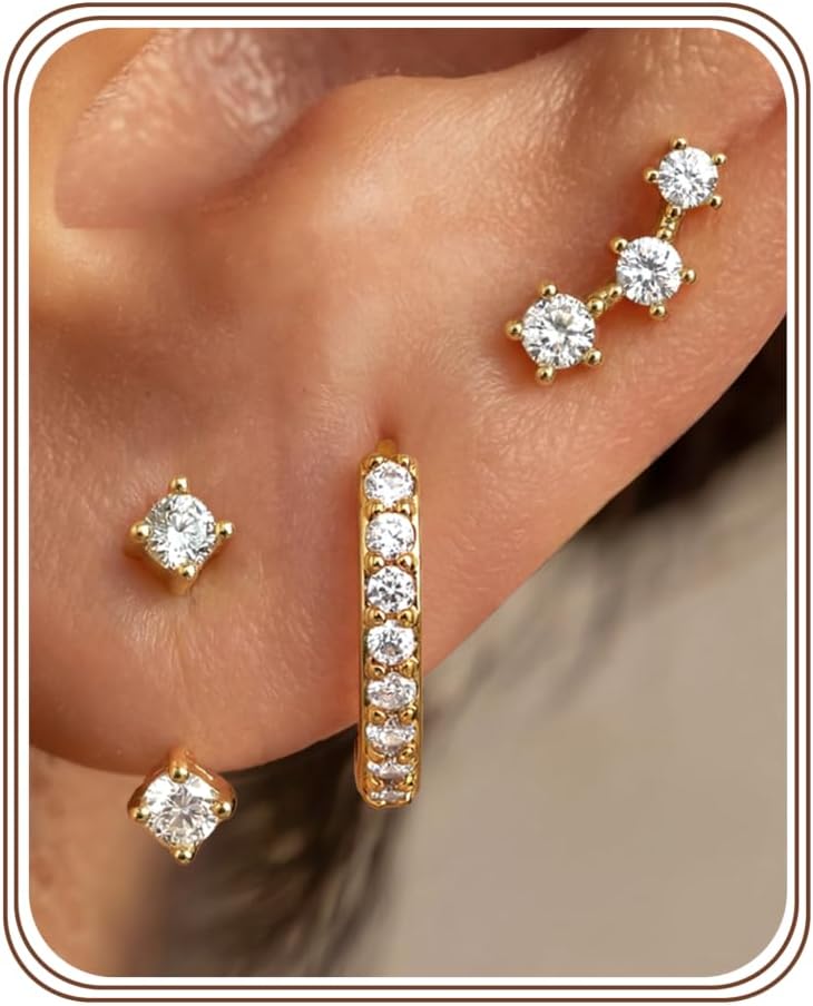 Detalle de FIASASO Earring Set, 3 Pairs