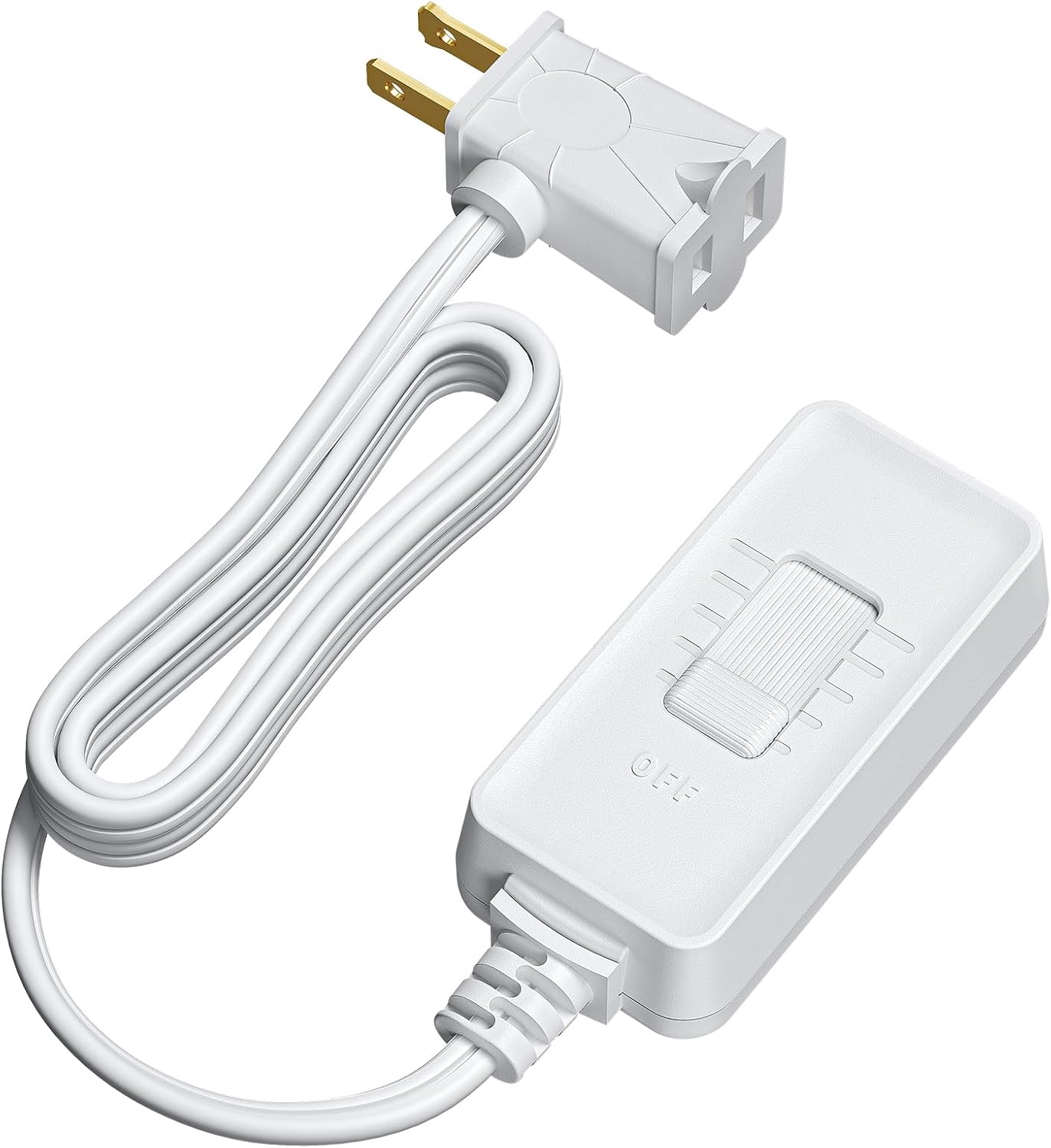 Detalle de DEWENWILS SD4012 Plug-In Lamp Dimmer with 5 ft Cord and Full-Range Slide Control