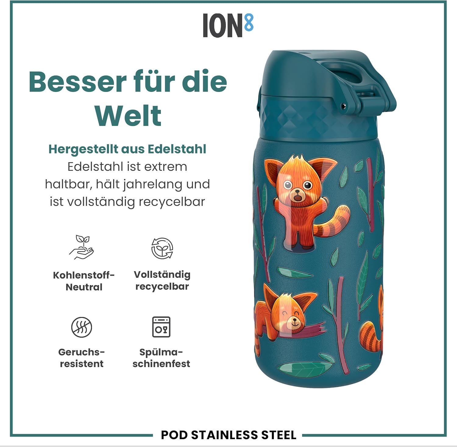 Thumbnail 4 de ion8 Kinder Trinkflasche 400 ml 🚰