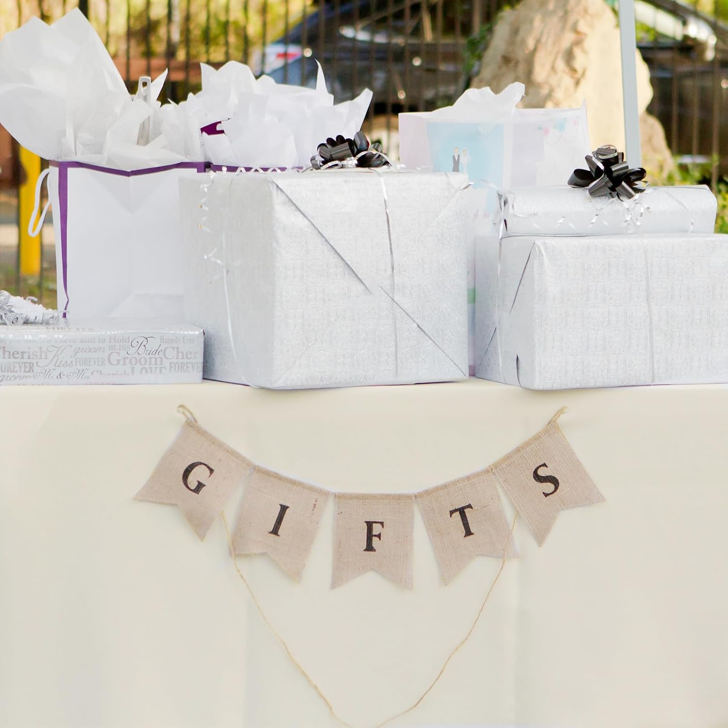 Thumbnail 6 de Fixwal 6 Pack Ivory 70 x 120 Inch Rectangle Tablecloths
