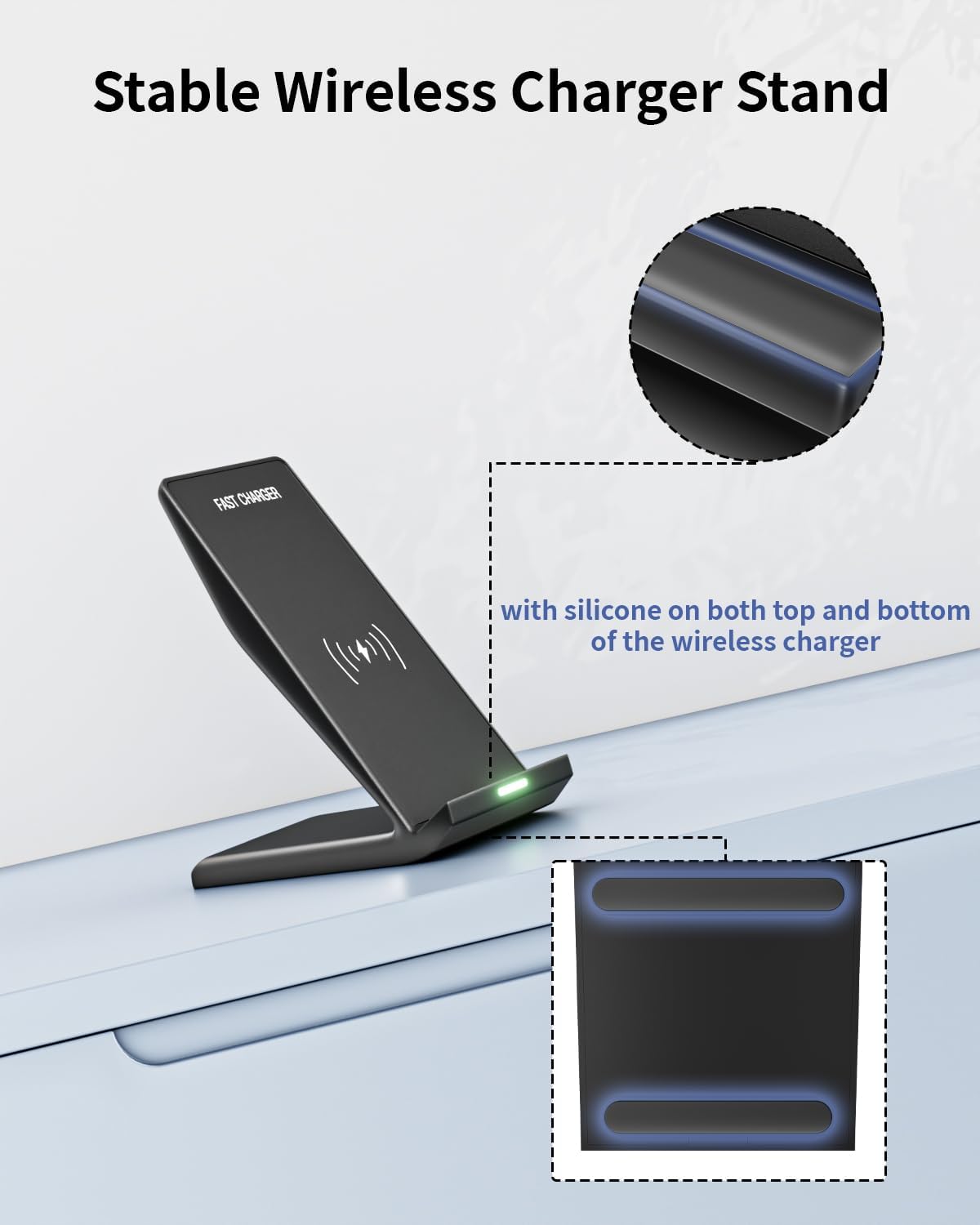 Thumbnail 5 de Wireless Charger Stand 15W Fast Charging