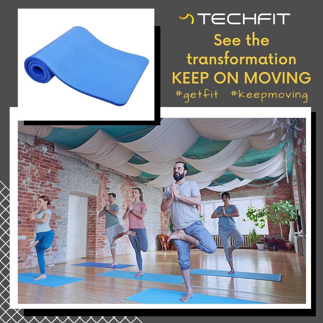 Thumbnail 3 de TechFit Fitness Tappetino Yoga Professionale 180 x 60 cm, 10/15 mm