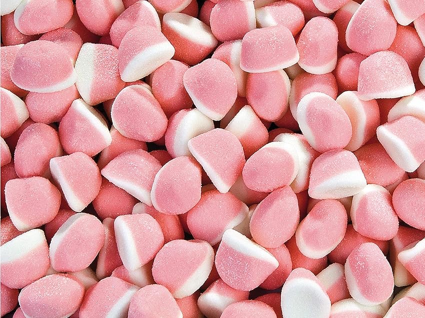 Detalle 2 de HARIBO Besitos Nata Fresa 1 x 250 u 🍬