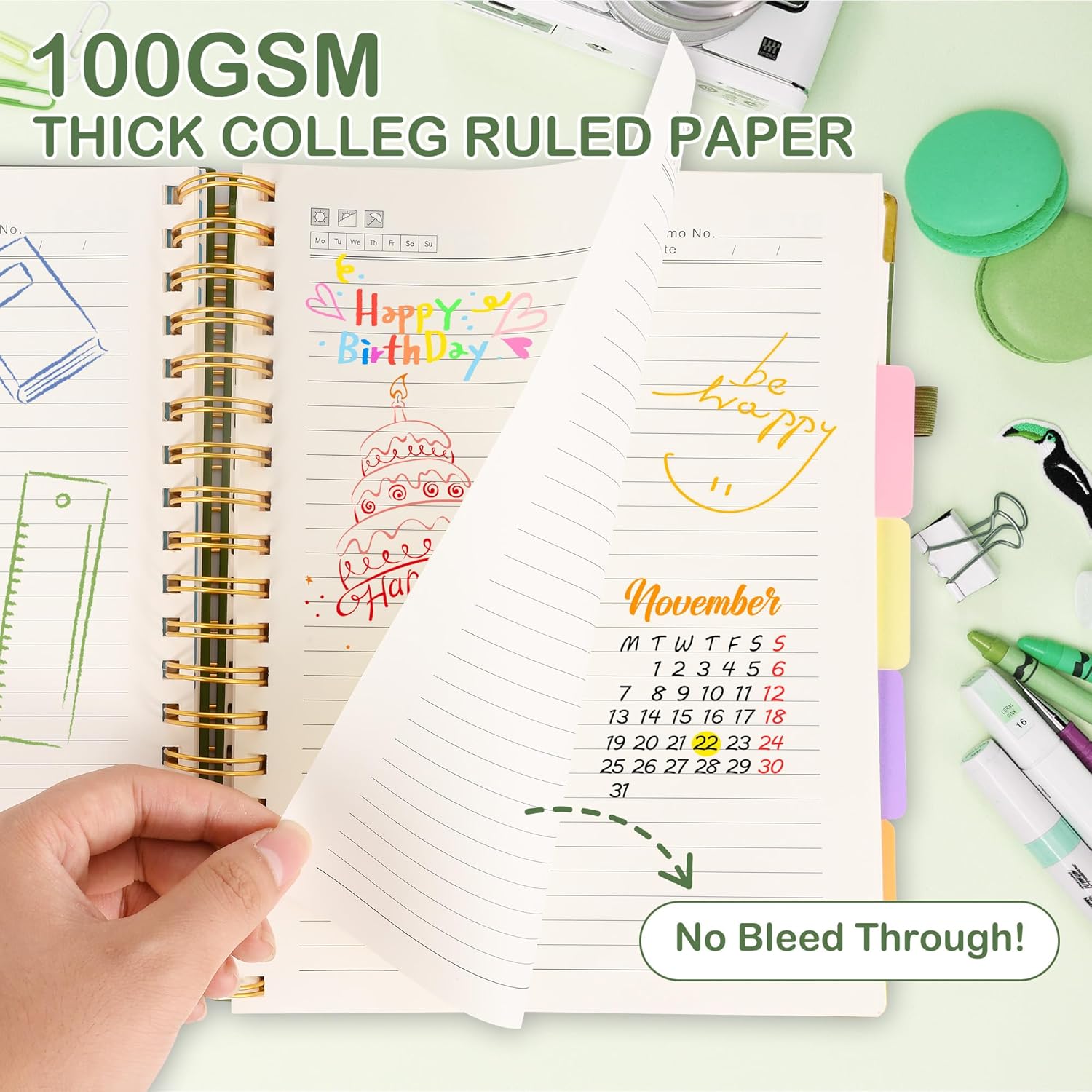 Detalle 2 de FREBLASO 5 subject notebook 300 pages