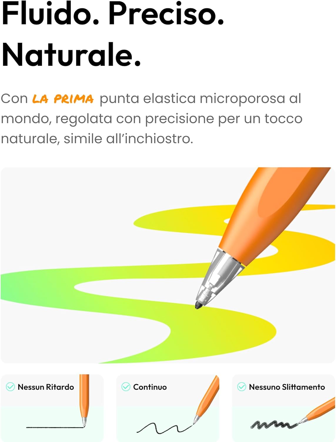 Thumbnail 2 de Metapen Air8 Pro X: penna per iPad 2018-2026, Air-Flex per una scrittura silenziosa e precisa