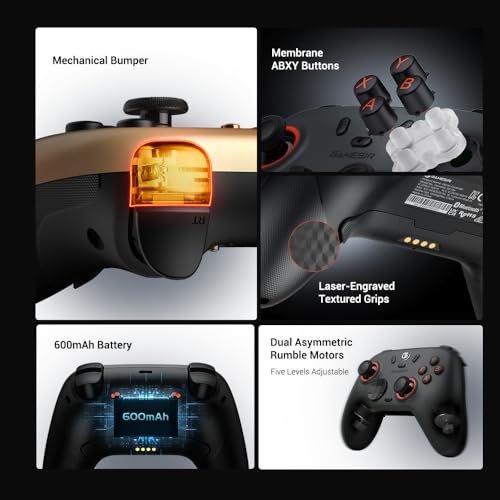 Thumbnail 8 de GameSir Nova Lite 2 Controller: Wireless PC/Switch multipiattaforma (Grey)