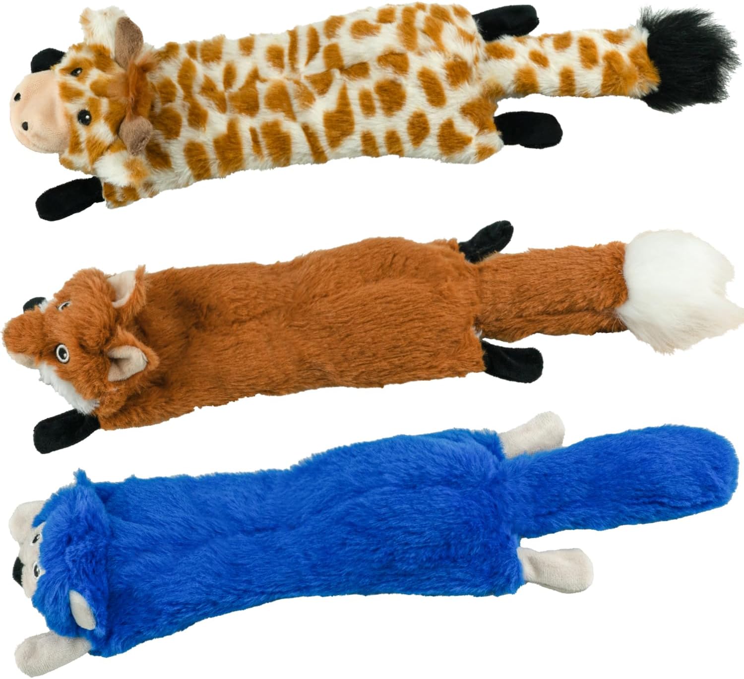 Imagen de SHARLOVY No-Stuffing 3 Pack Squeaky Dog Toys for Small Breeds en OfertitasTOP