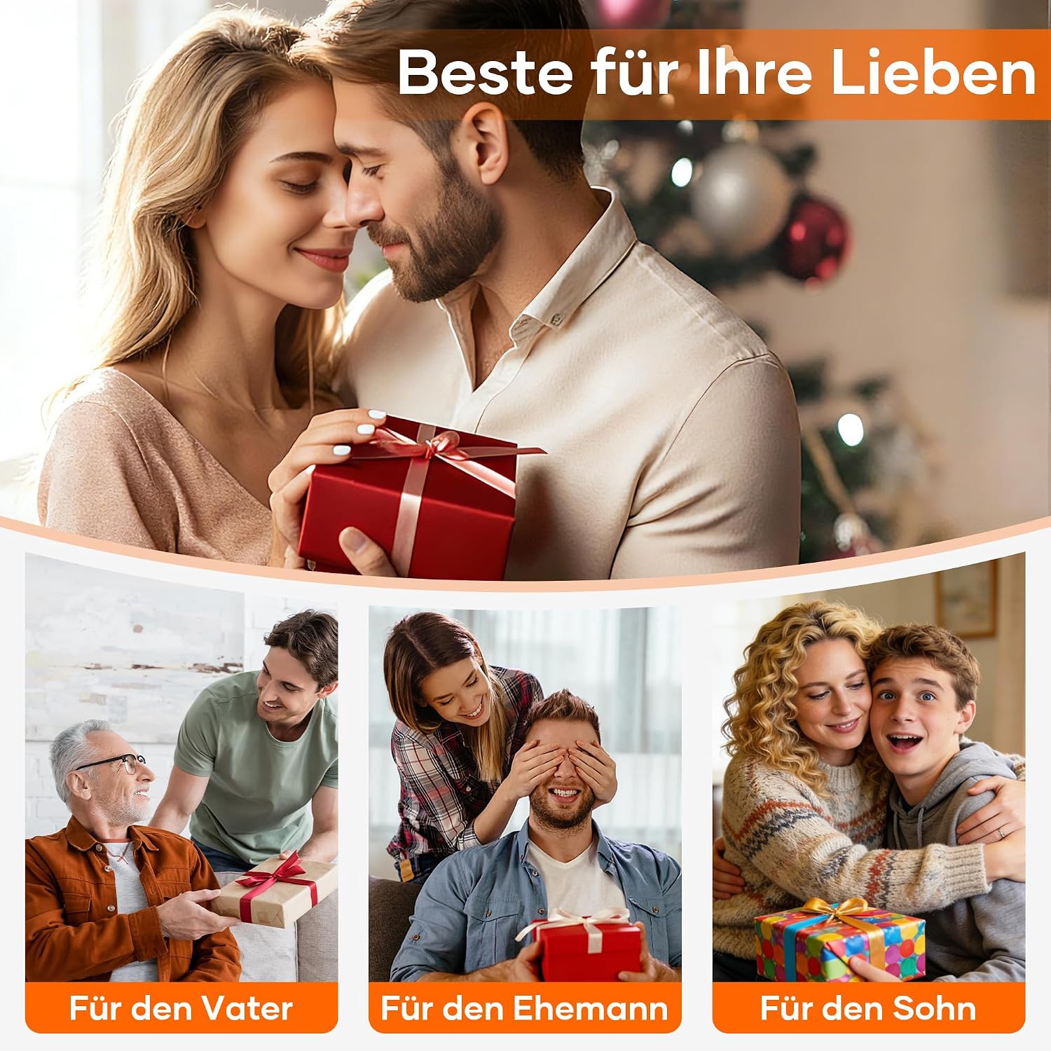 Thumbnail 5 de BOYUNSHI Kupferarmband für Herren mit 3 Magnetreihen – verstellbar mit Werkzeug und Geschenkbox