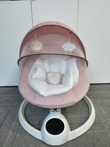 Detalle 2 de Babywippe Elektrisch für Neugeborene bis 9 kg mit Fernbedienung