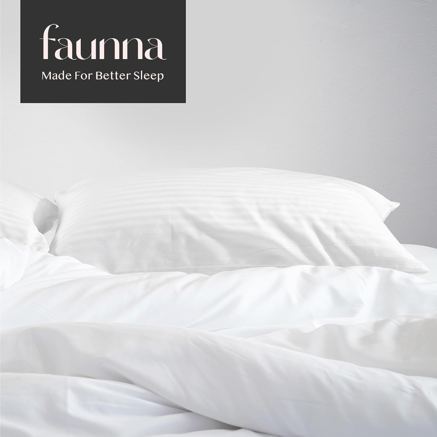 Thumbnail 6 de FAUNNA 600TC Cotton Pillow Protectors 20x26