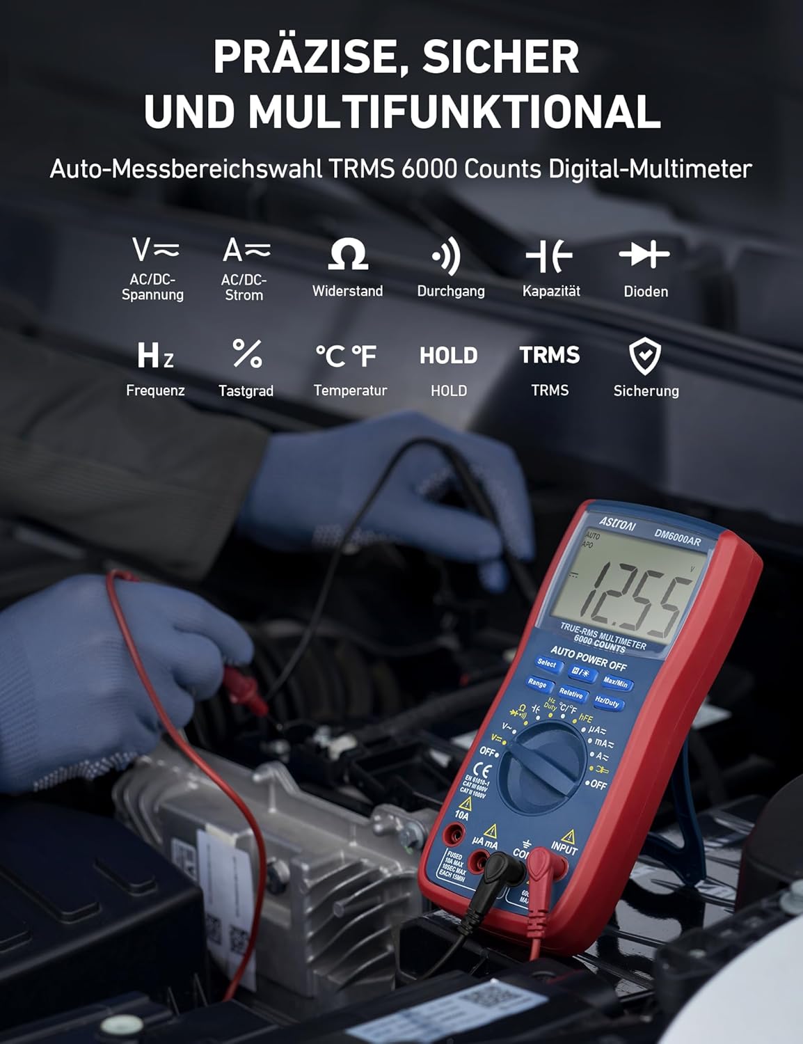 Thumbnail 1 de AstroAI Digital Multimeter 6000 Counts