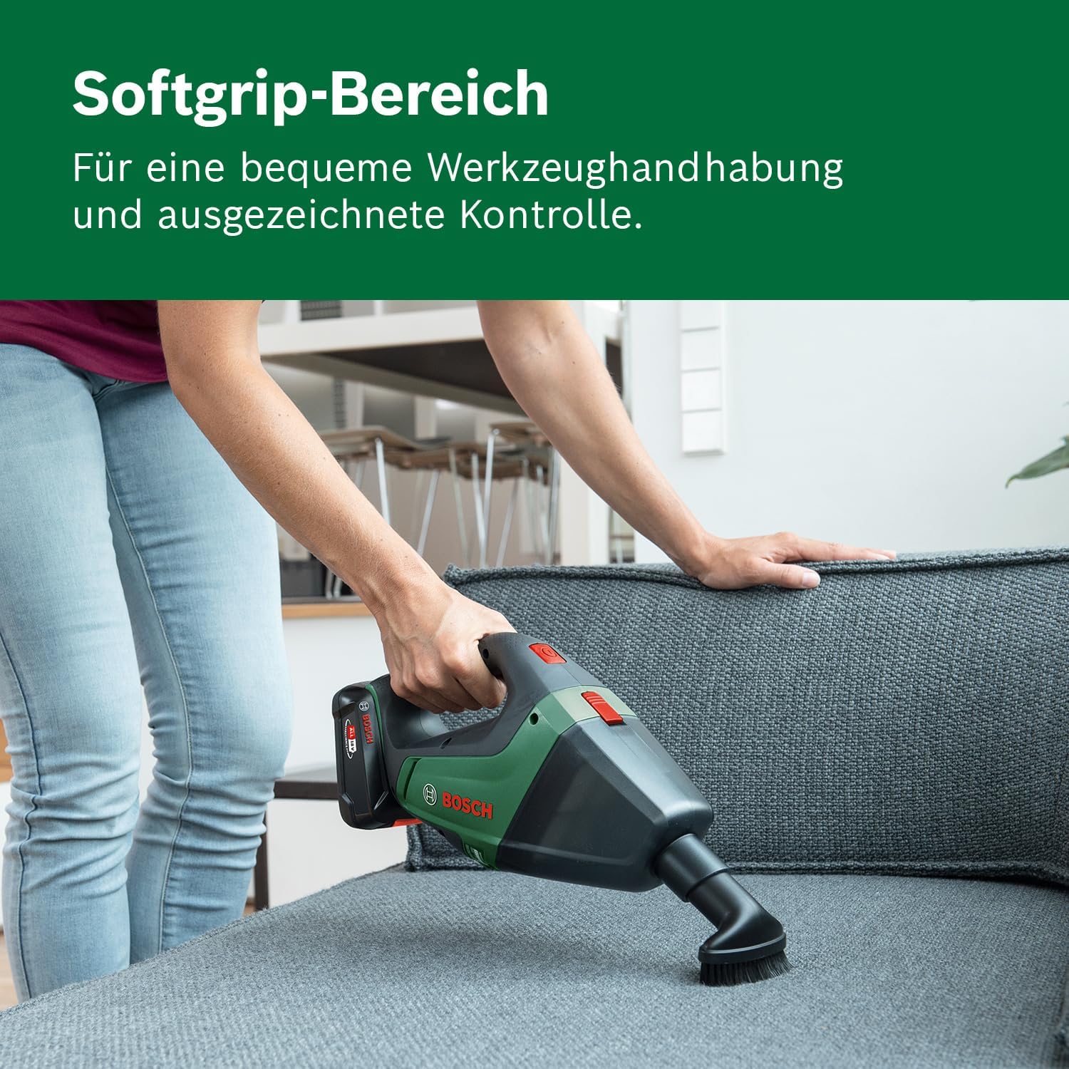 Thumbnail 4 de Bosch Akku-Staubsauger UniversalVac 18 – 18-V-System mit 2,5-Ah-Akku (im Karton)