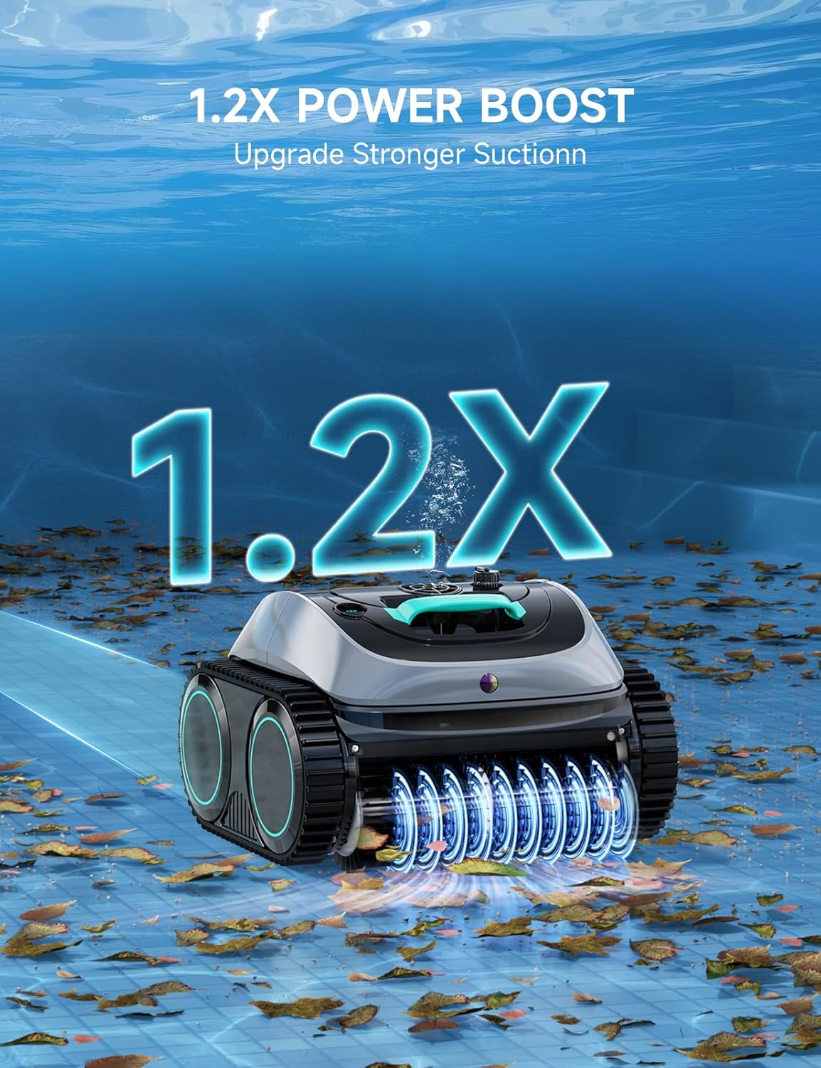 Thumbnail 2 de WYBOT C1 Robotic Pool Vacuum: 4-in-1 Cordless Cleaner for Inground & Above Ground Pools