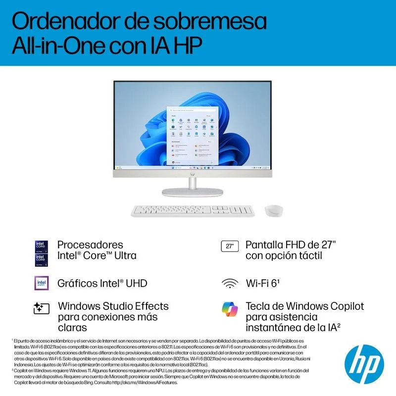 Thumbnail 3 de HP All-in-One 27-cr2014ns: potencia, pantalla y comodidad en un todo en uno de 27 pulgadas