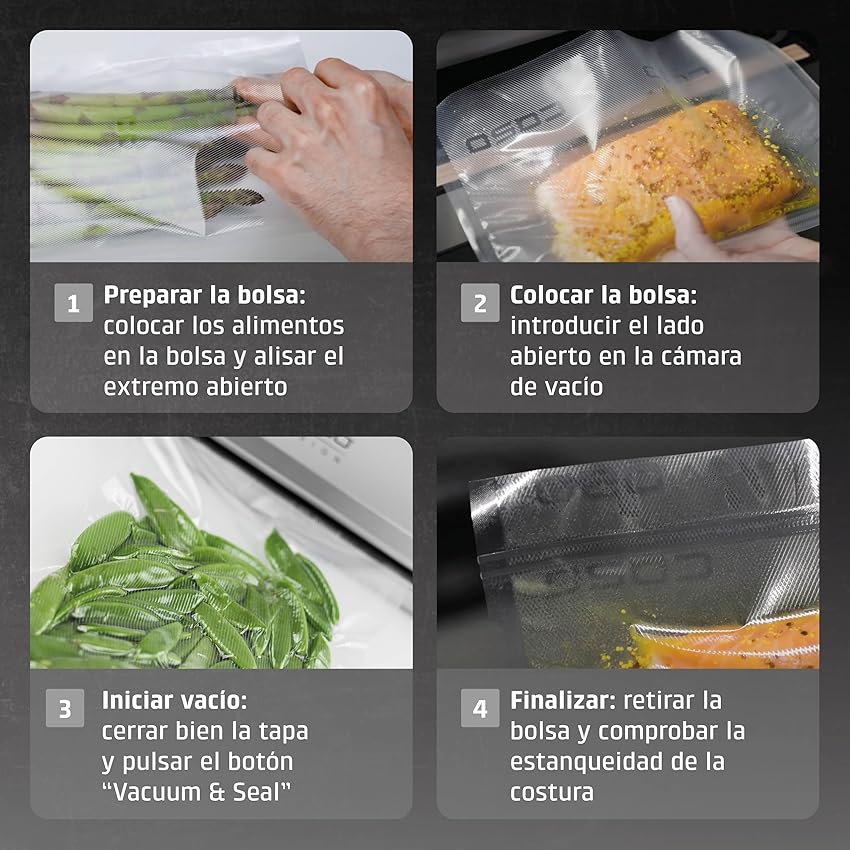 Detalle de CASO VC 10 Envasadora al vacío doméstica, soldadura 30 cm