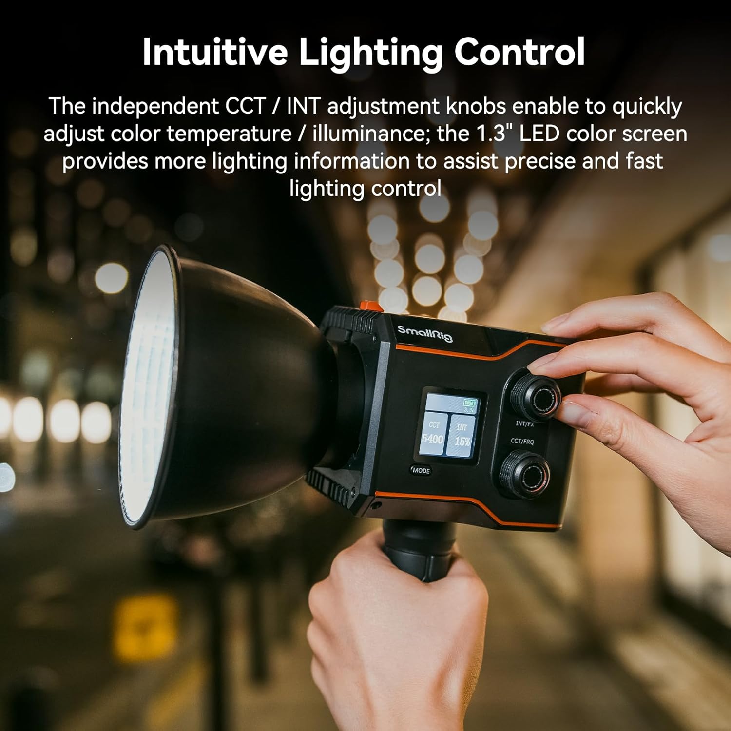 Thumbnail 5 de SmallRig RC 60B COB Video Light with Built-in 3400mAh Battery & Type-C PD Fast Charging (4376)