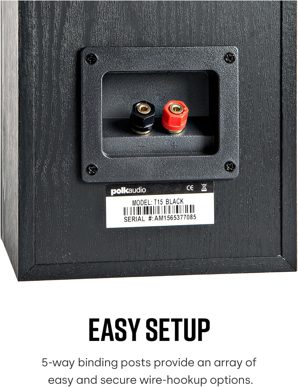 Thumbnail 3 de Polk Audio T15 5.25" Bookshelf Speakers