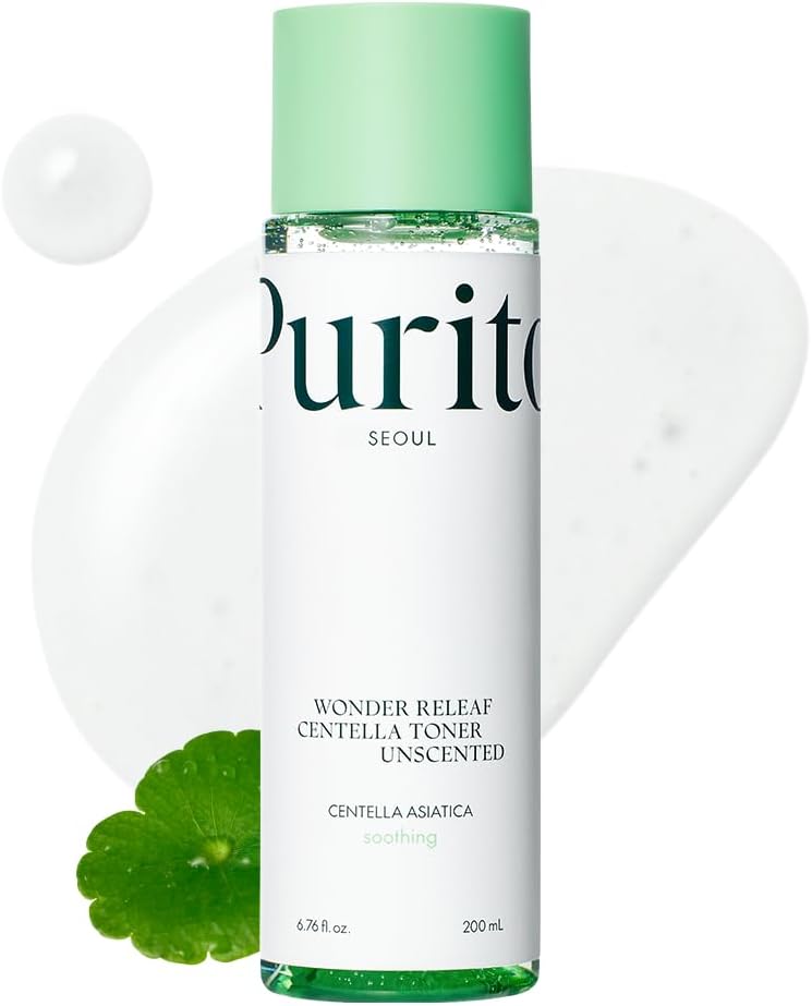 PURITO Centella Unscented Toner – 200 ml beruhigender Toner für empfindliche Haut