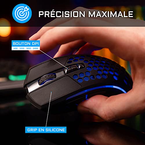 Thumbnail 5 de The G-Lab Combo Tungsten: Clavier et Souris Gaming Sans Fil, RGB et Performance