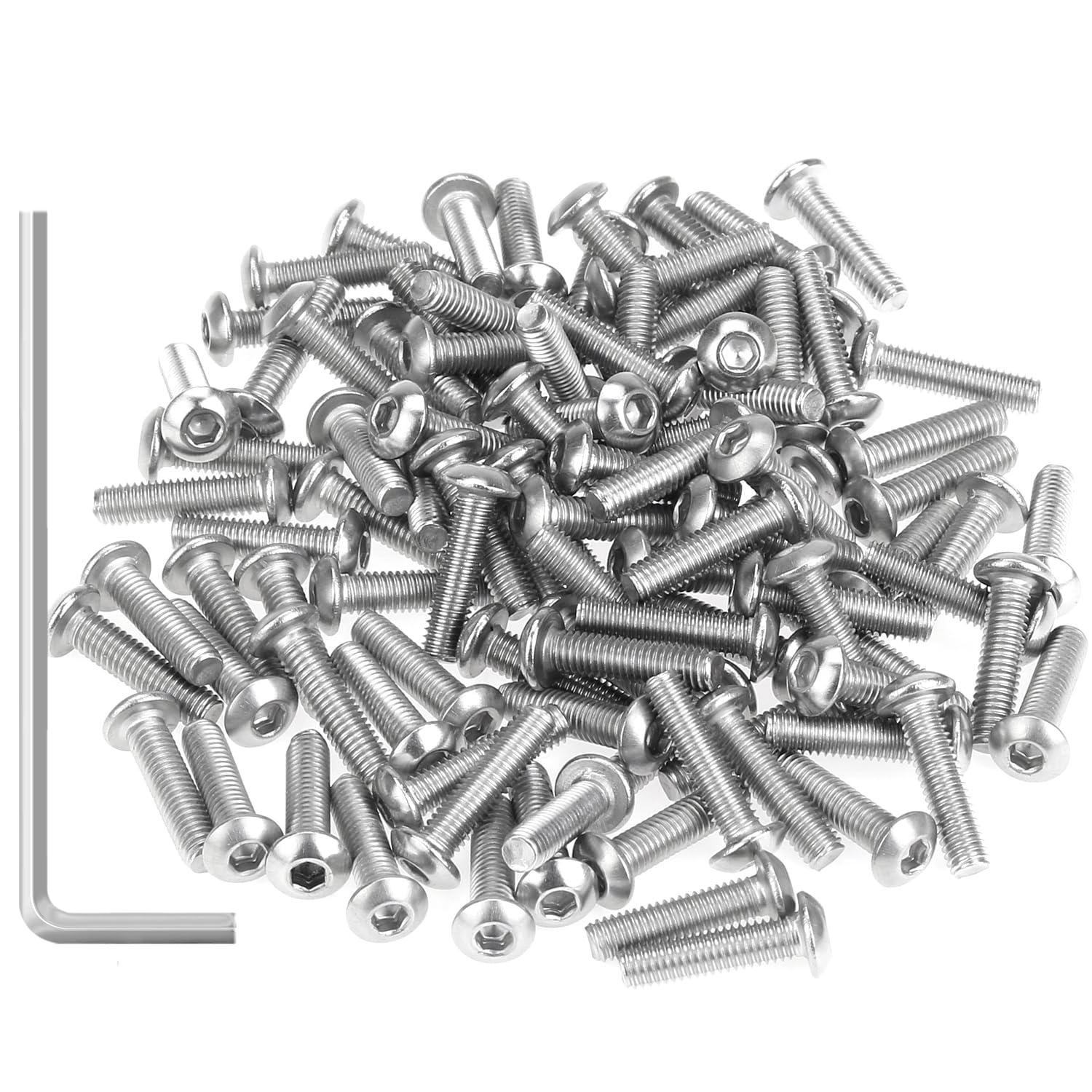 Detalle de Sutemribor Button Head Socket Cap Screws M3 x 12mm