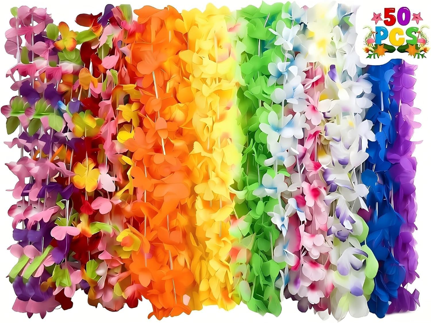 Detalle de Hawaiian Flower Leis 50-Pack