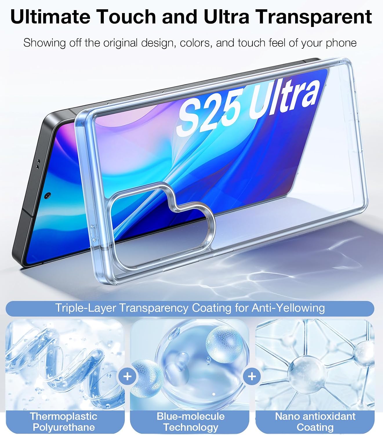 Detalle 2 de TORRAS Galaxy S25 Ultra Transparent 12FT Case