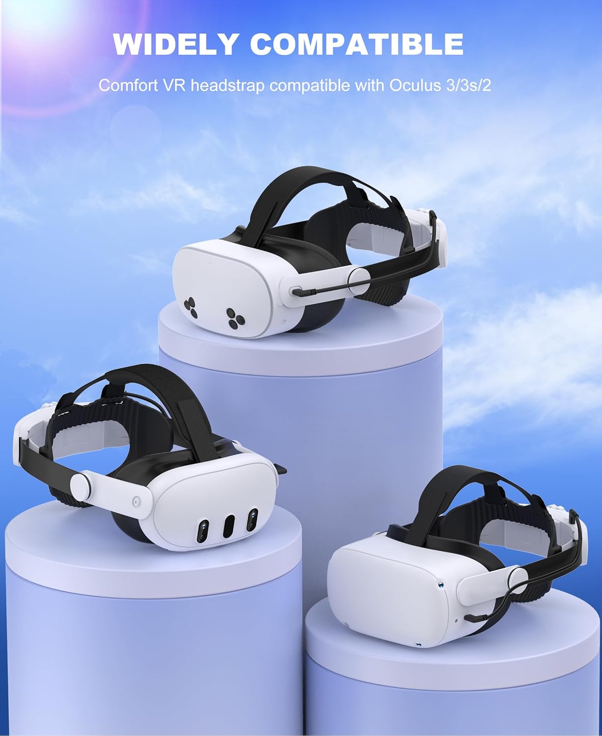 Thumbnail 2 de HELLCOOL Komfort Headstrap mit 10000 mAh Akku – kompatibel mit Meta Quest 2, 3 und 3S