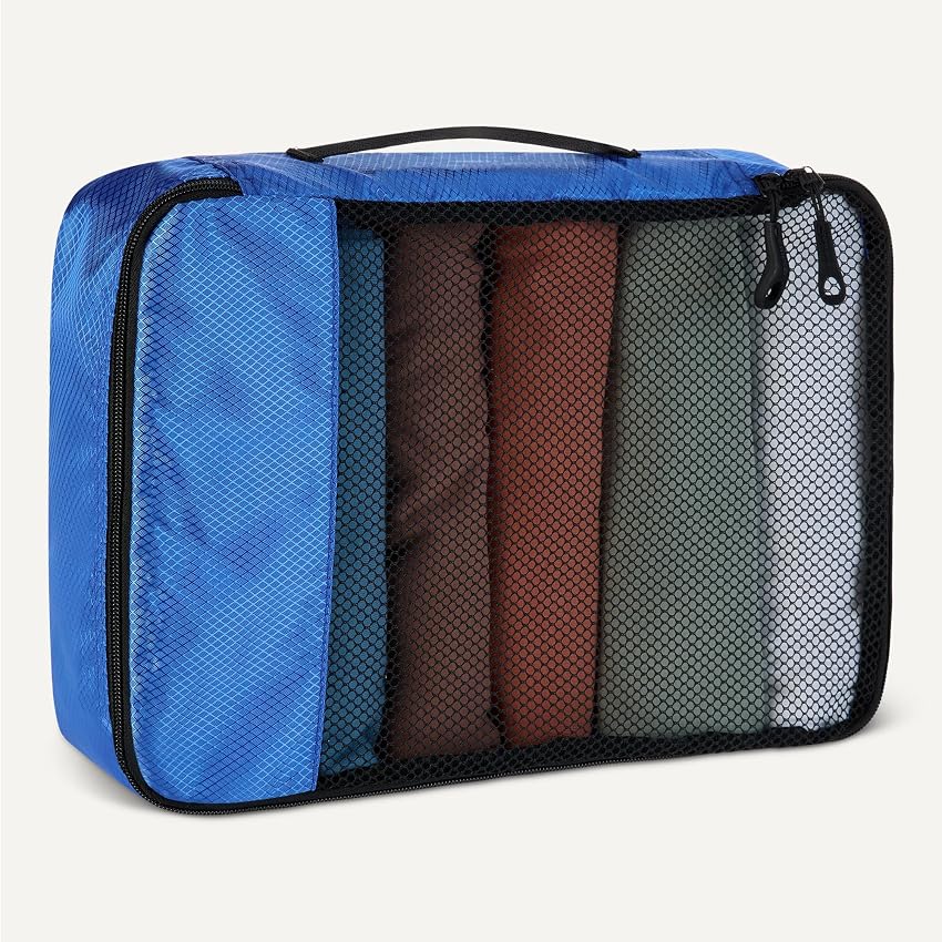 Detalle 2 de Amazon Basics Juego de 4 Bolsas de Viaje con Cremallera
