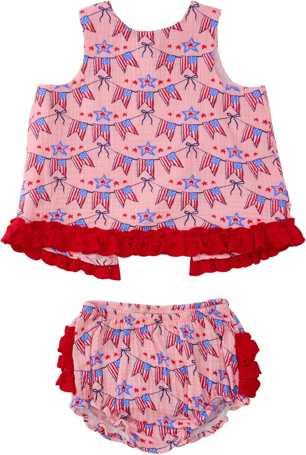 Detalle de RuffleButts Baby Girl Outfit, 2-Piece Set
