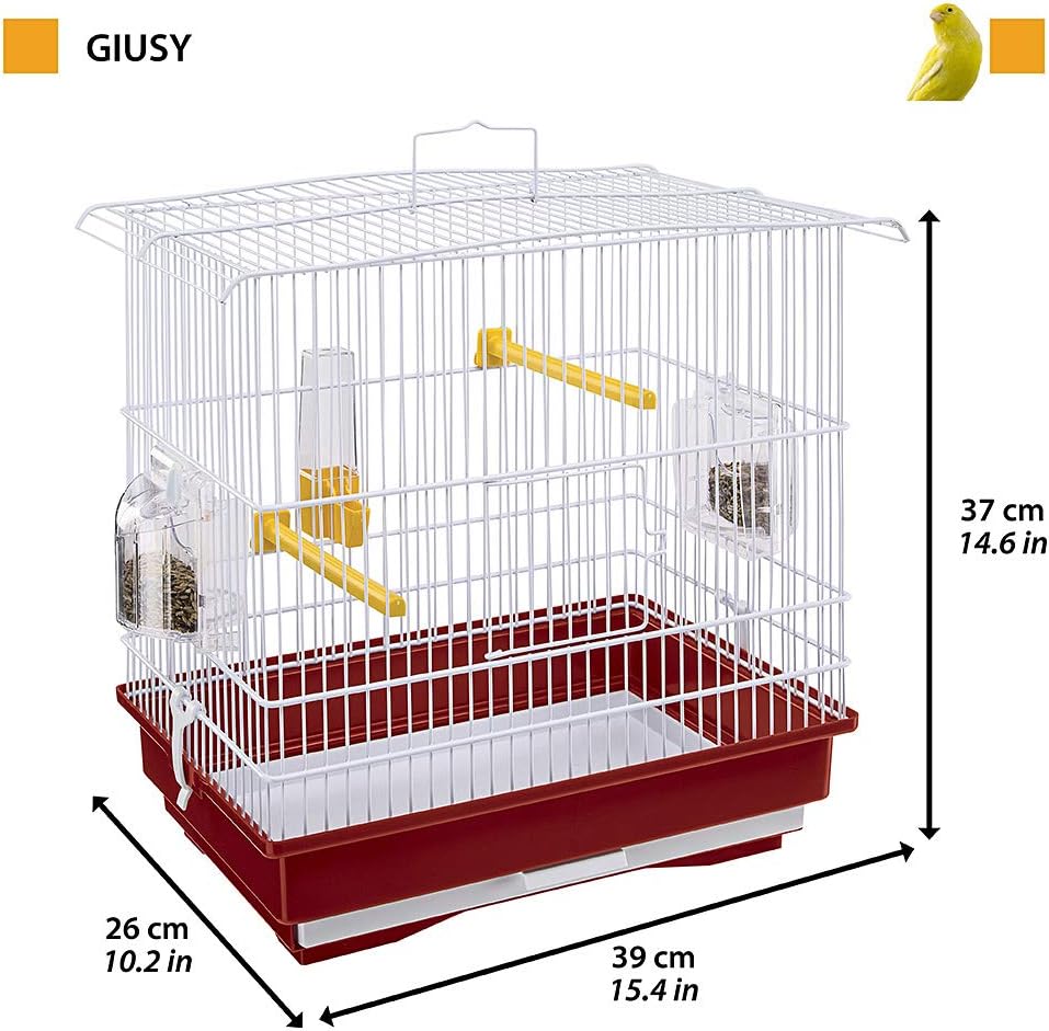 Detalle 2 de Ferplast GIUSY gabbia per uccelli 39 x 26 x h 37 cm 🐦