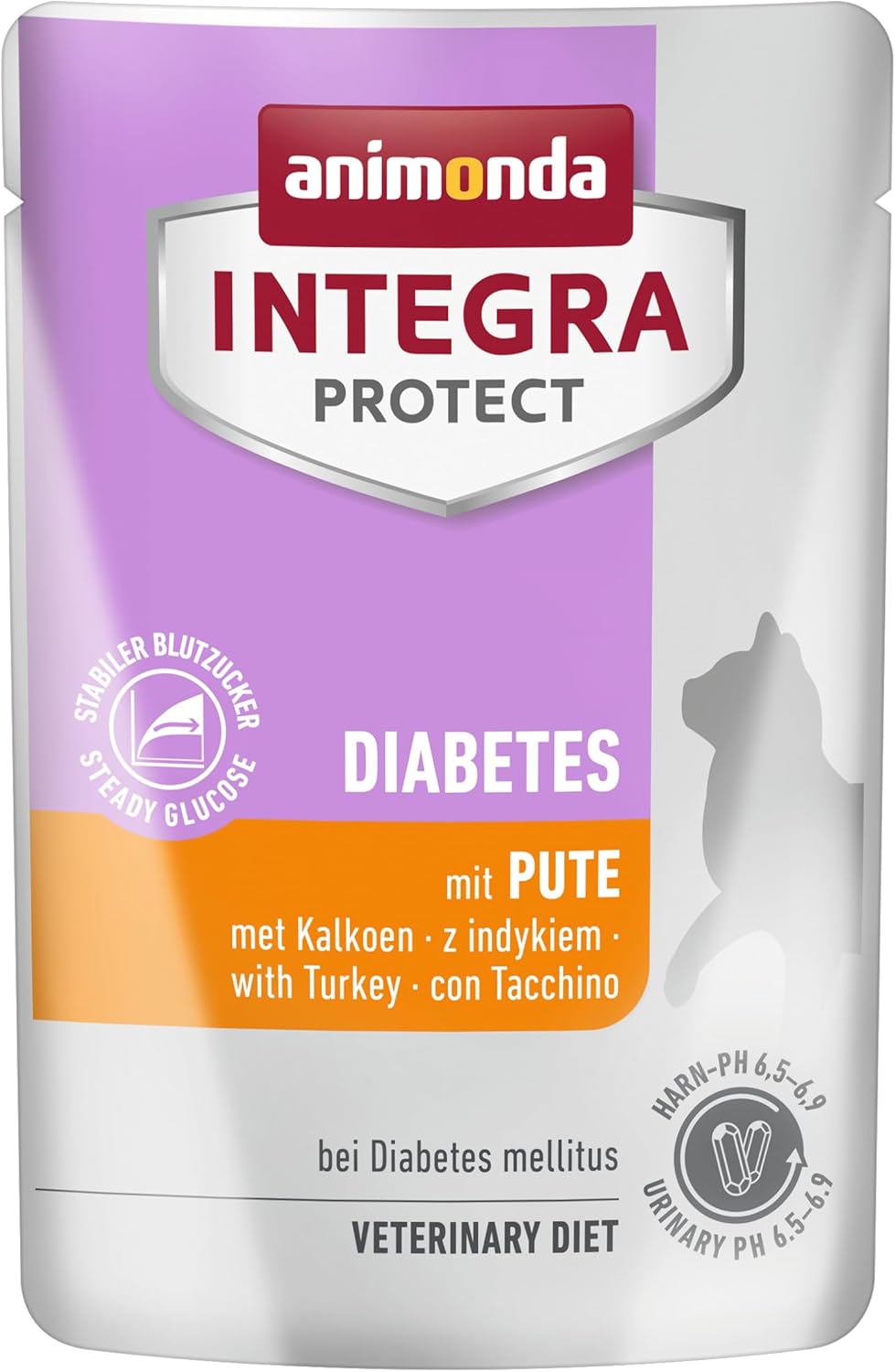 Detalle 2 de animonda INTEGRA PROTECT Diabetes Nassfutter für Katzen mit Pute – Diätfutter vom Tierarzt empfohlen