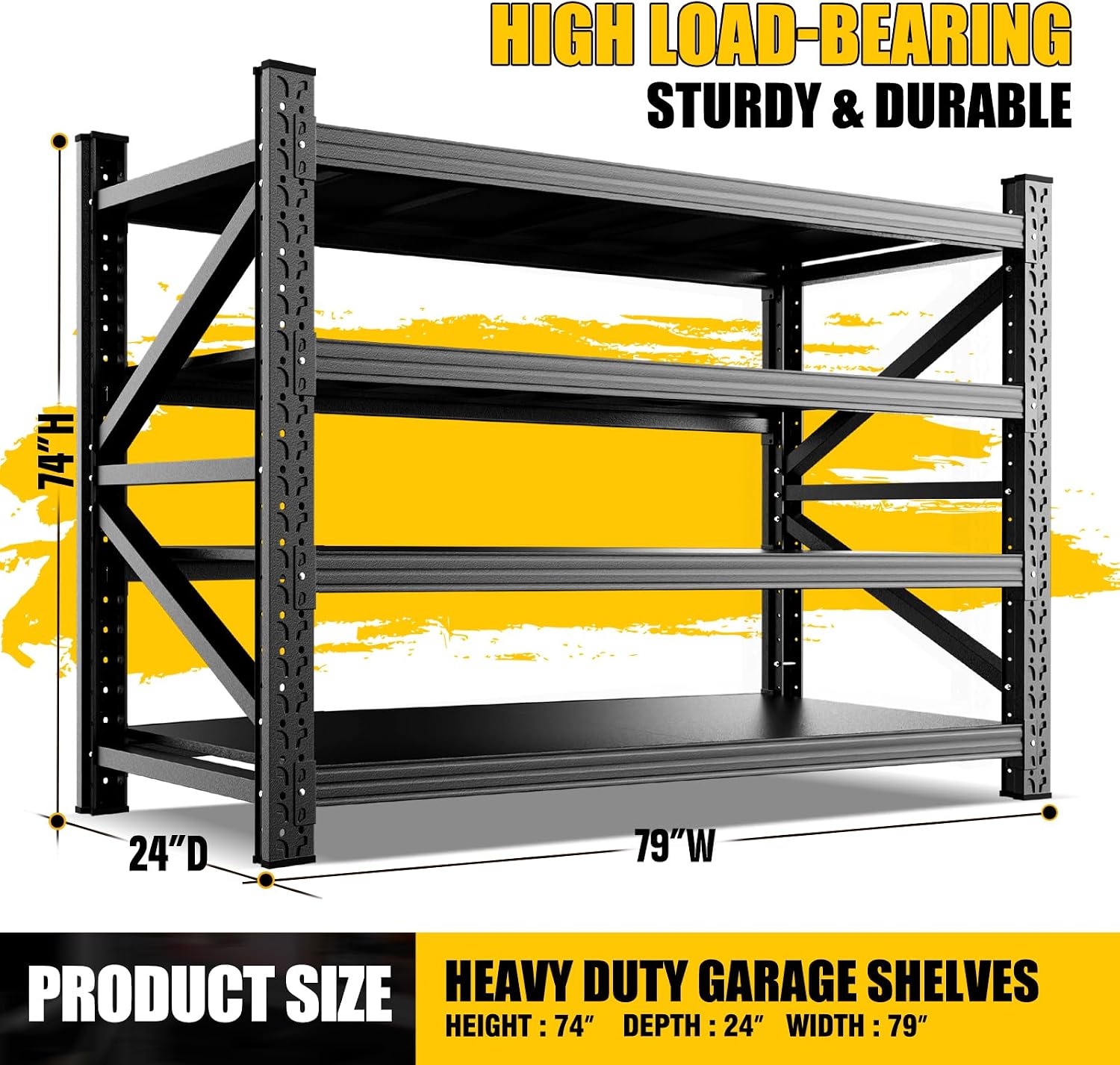 Detalle de Garage Shelving Unit, 79-Inch Width
