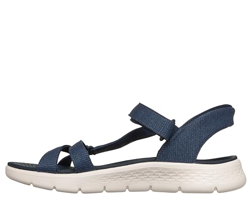 Detalle de Skechers GO WALK FLEX SANDAL ILLUMINATE para Mujer – Sandalia Navy