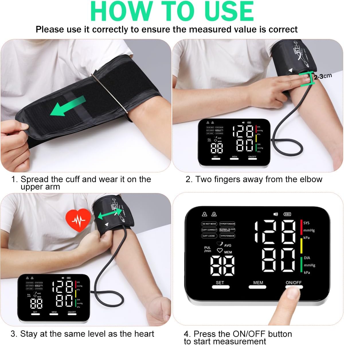 Thumbnail 1 de Blood Pressure Monitor with 2-User Memory